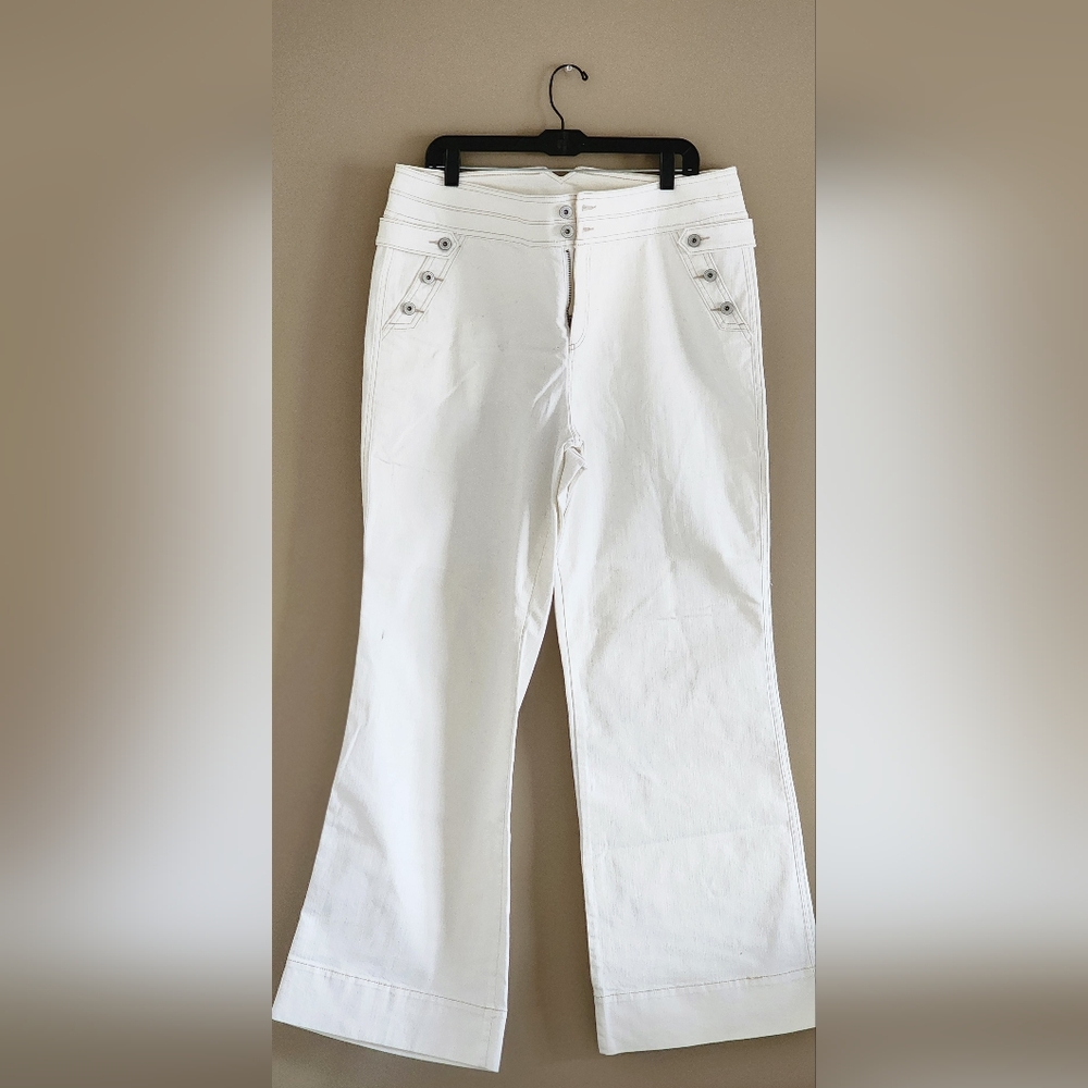 INC high waisted wide leg denims